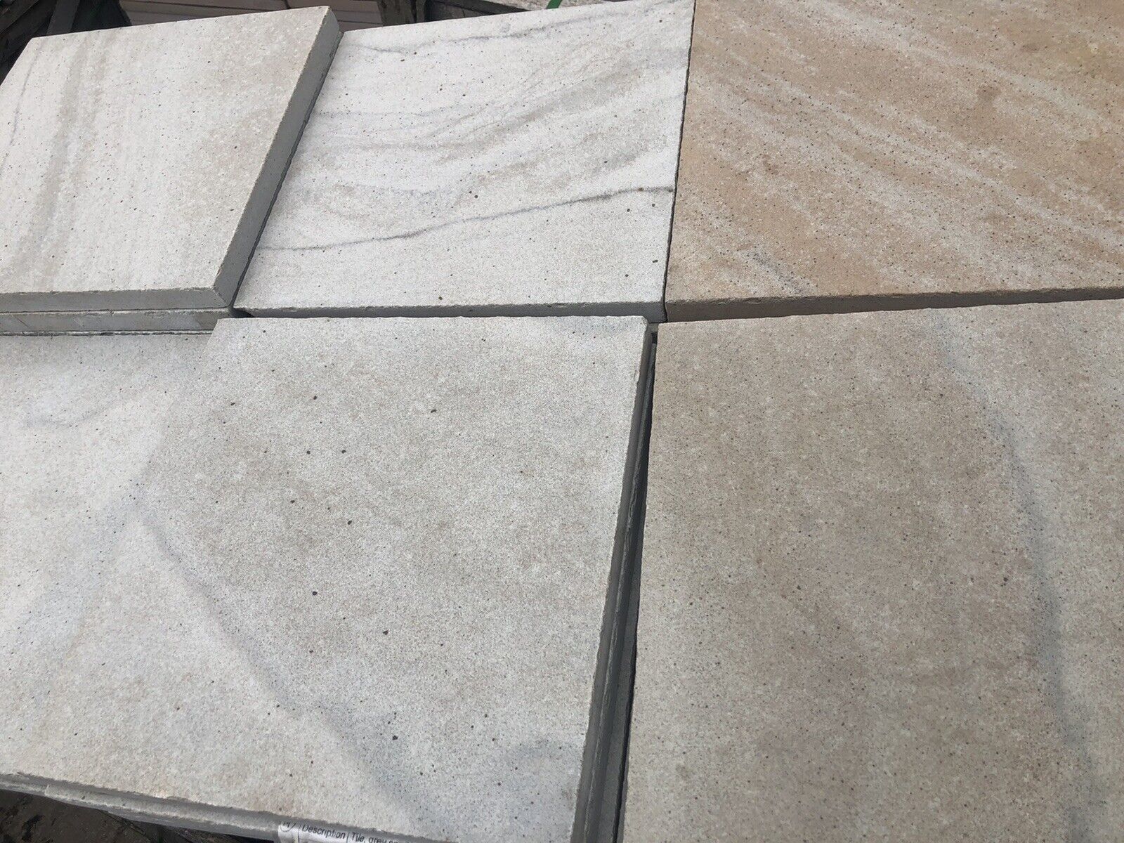 Terrassenplatten Sandstein Grau Geschliffen 34 Qm 40x40cm Und 50x50cm Restposten 3 Terrassenplatten Sandstein Grau Geschliffen 34 Qm 40x40cm Und 50x50cm Restposten – Bild 3